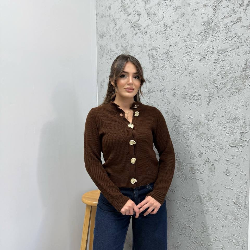 CARDIGAN Elégance Boutonné